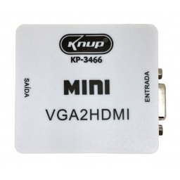 Conversor Adaptador VGA a HDMI. KP-3466 GENERICO