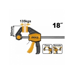 Prensa Rapida Ruda 18" 135 KG INGCO