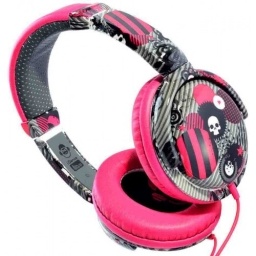 AURICULAR DE ARCO CON DISEOS -  ROSADOGRIS IDANCE