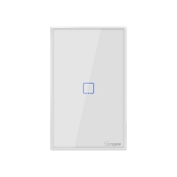 Interruptor de Pared Tctil Wifi + Rf 1 Boton SONOFF SONOFF