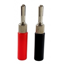 Par de Plug Banana Corto Reemplazo para Puntas de Tester MIYAKO USA