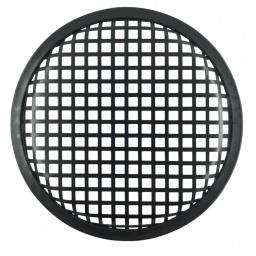 Rejilla metlica para parlante 8 Calado Grueso color negro  BK