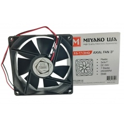 Turbina Fan Cooler 24V Dc - 9 x 9 x 2.4 cm Plastica MIYAKO USA
