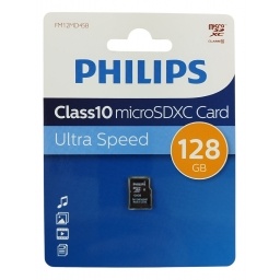 Memoria Micro Sd 128GB Clase 10  PHILIPS
