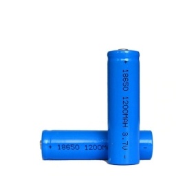 Pila Recargable CR18650 3.7V 1200MA con Colilla para Soldar