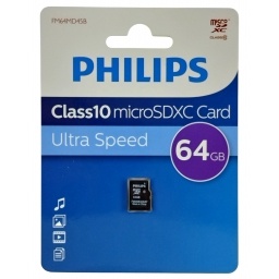 Memoria Micro Sd 64GB Clase 10 PHILIPS