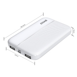 Power Bank 10000 Mah Polymer In Micro y Tipo C 5V 2A BWOO