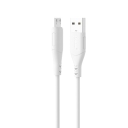 Cable de Datos y Carga Microusb a USB 2.4A - 1MT.