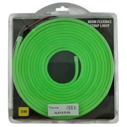 Cinta Led Neon 5M Green Light -120 Led 12V 7,2W 6MM* 12MM Verde Luminoso