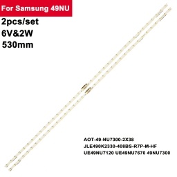 Backlight Set 2 Piezas Tira de Led Para Tv Samsung 49 Voltaje: 6v THEONE