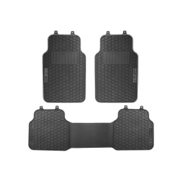 Juego de Alfombras Completo Gris/Negro SPARCO