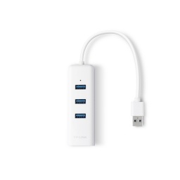 Hub USB 3 Puertos con Adaptador Ethernet Gigabit UE330  TP-LINK