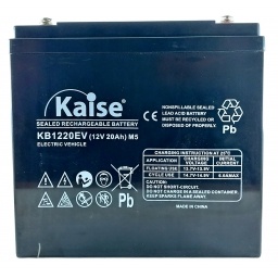 Bateria 12V 20AMP. Electric Lead Acid (Motos)  KAISE