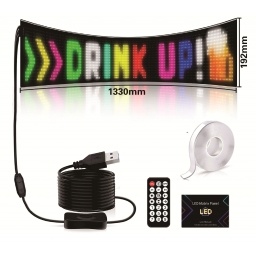 Pantallas LED inteligentes con Bluetooth, módulo LED RGB, sticker matriz de letreros, panel LED de píxeles, letrero desp