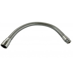 Cuello de ganso para Microfono Macho-Hembra 13" BK