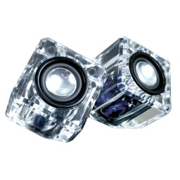 Parlantes p/Ipod pc mp3 etc.. Cristal DREAMGEAR
