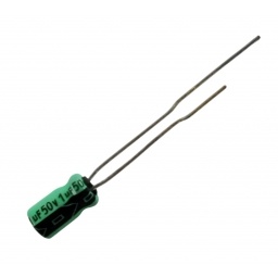 CONDENSADOR ELECTROLITICO 1UF X 50 VOLT LELON