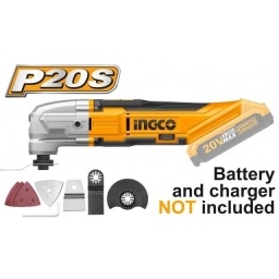 Herramienta Multifuncion a Bateria Litio 20 Volt Ingco P20S CMLI2001 INGCO