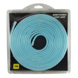 Cinta Led Neon 5M Light Ice Blue -110 Led 12V 7,2W 6MM* 12MM Azul Hielo Luminoso