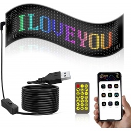 Pantallas LED inteligentes con Bluetooth, m�dulo LED RGB, sticker matriz de letreros, panel LED de p�xeles, letrero desp