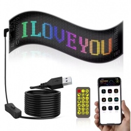 Pantallas LED inteligentes con Bluetooth, m�dulo LED RGB, matriz de letreros, panel LED de p�xeles, STICKER letrero desp