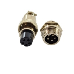 Conector GX12  5 Pin (el Juego) Macho  Hembra
