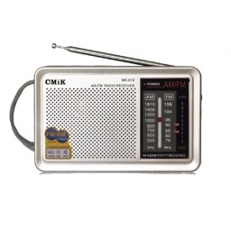 Radio Portatil de Bolsillo a Pilas Amfm CMIK