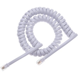 Cable Rulo Telef�nico corto color Negro o BEIGE