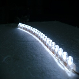 Tira flexible de LED Blanco 24cm impermeable