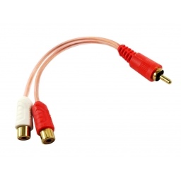 Cable Adaptador de Audio 2 Jack Rca a Plug Rca 15 cm Ayg VOYZ