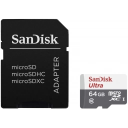 Memoria Micro Sd 64GB C 10 C/adaptador - 100 MB/s KINGSTON