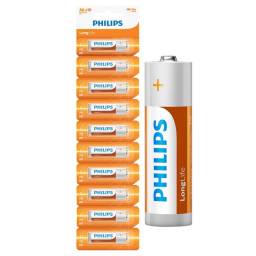 Pila AA Longlife Philips x Unidad