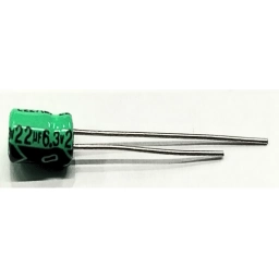 Condensador Electrolitico 22UF X 6.3 Volt LELON