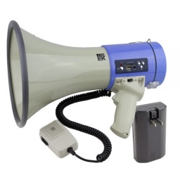Megafono Recargable USB y Sirena  SK-65USB-RB