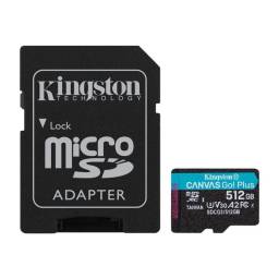 Memoria Micro Sd 512GB C 10 C/adaptador - 170MB/S Kingston