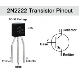 Transistor 2N2222 npn