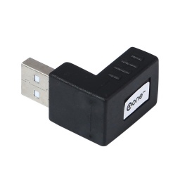 Adaptador en L USB hembra a USB macho