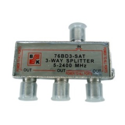 SPLITTER 3VIAS BK 950-2400MHZ