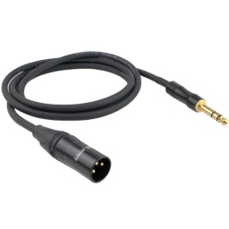 Cable XLR macho a 14 (6.5mm) Stereo 7.5 mts