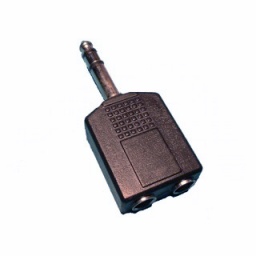 Adaptador Doble Jack 1/4 (6.5mm) / Plug 1/4 (6.5mm) stereo