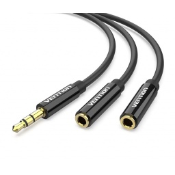 Cable divisor Plug 3.5 a 2 Jack 3.5 stereo