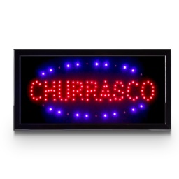 Cartel de Led Churrasco