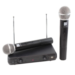 Microfono Doble Inalambrico Vhf 110V