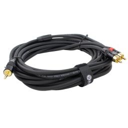 Cable 2 Plug Rca a Plug 3.5 Stereo 25FT