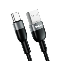 Cable de Datos y Carga Usb-c a USB de silicona - 2.4AH 1MT.