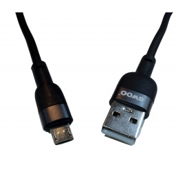 Cable de Datos y Carga Microusb a USB - 2.4AH 1MT.
