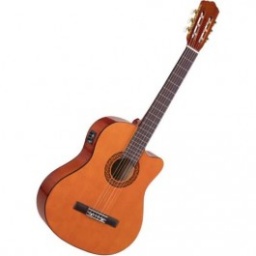 Guitarra Acustica con Ecualizador con estuche impermeable