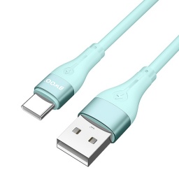 Cable de Datos y Carga Usb-c a USB Silicona Liquida - 3AH 1MT.