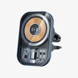Cargador de Auto 15W Transparent Magnetic Wireless
