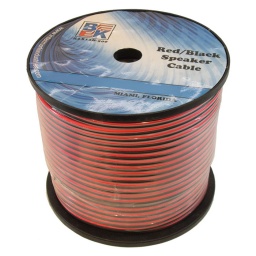 Rollo Cable p/parlante 152mts Bicolor 1.6mm